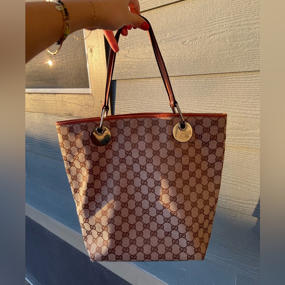 Vintage Gucci Canvas Eclipse Tote bag